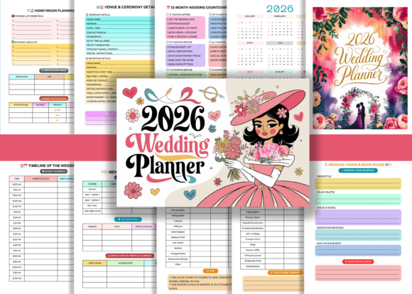 Download 2026 Wedding Planner Journal - Planner journal Collection